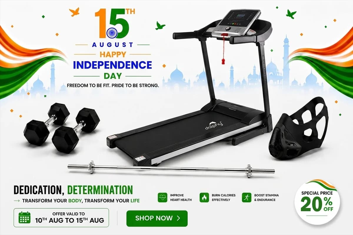 Independence Day Offer 20% on some Gym Products