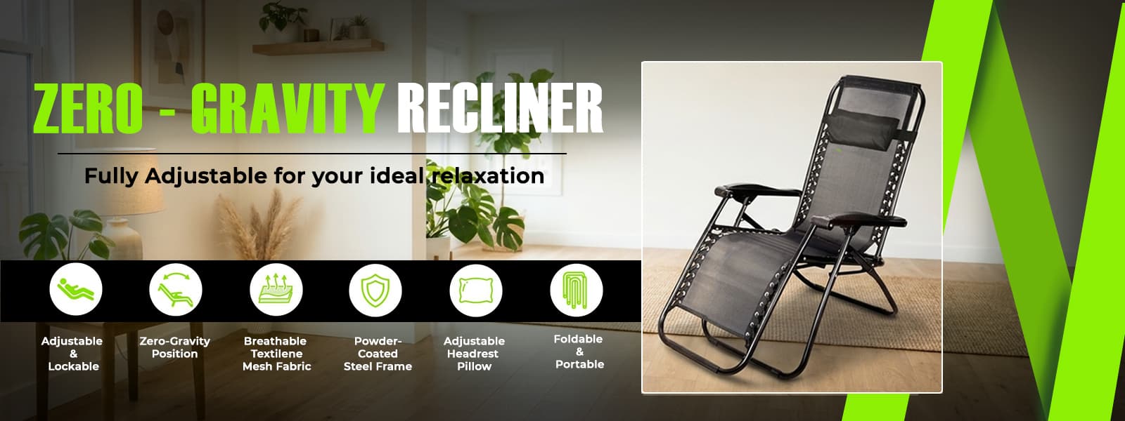Zero Gravity Recliner Chair for Ideal Relaxation