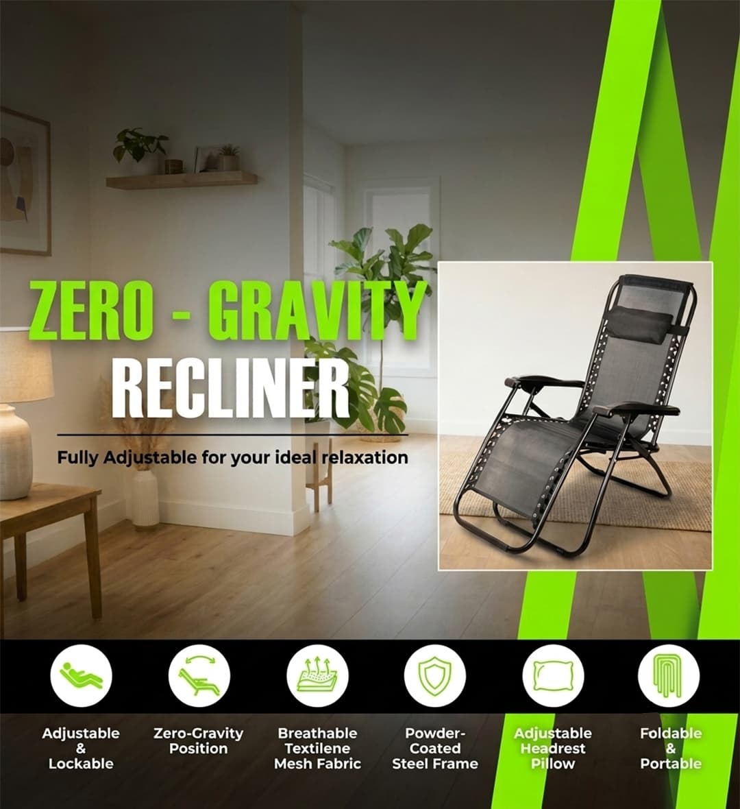 Zero Gravity Recliner Chair for Ideal Relaxation