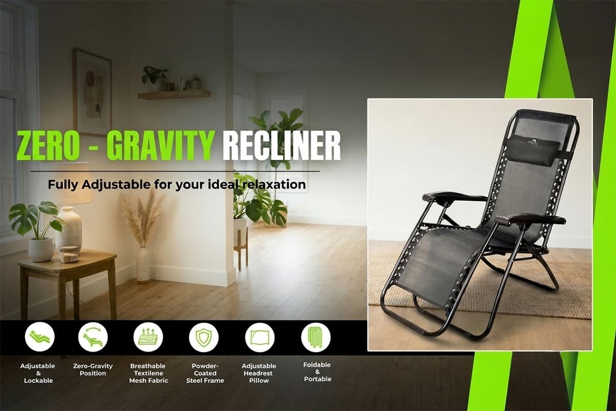 Zero Gravity Recliner Chair for Ideal Relaxation